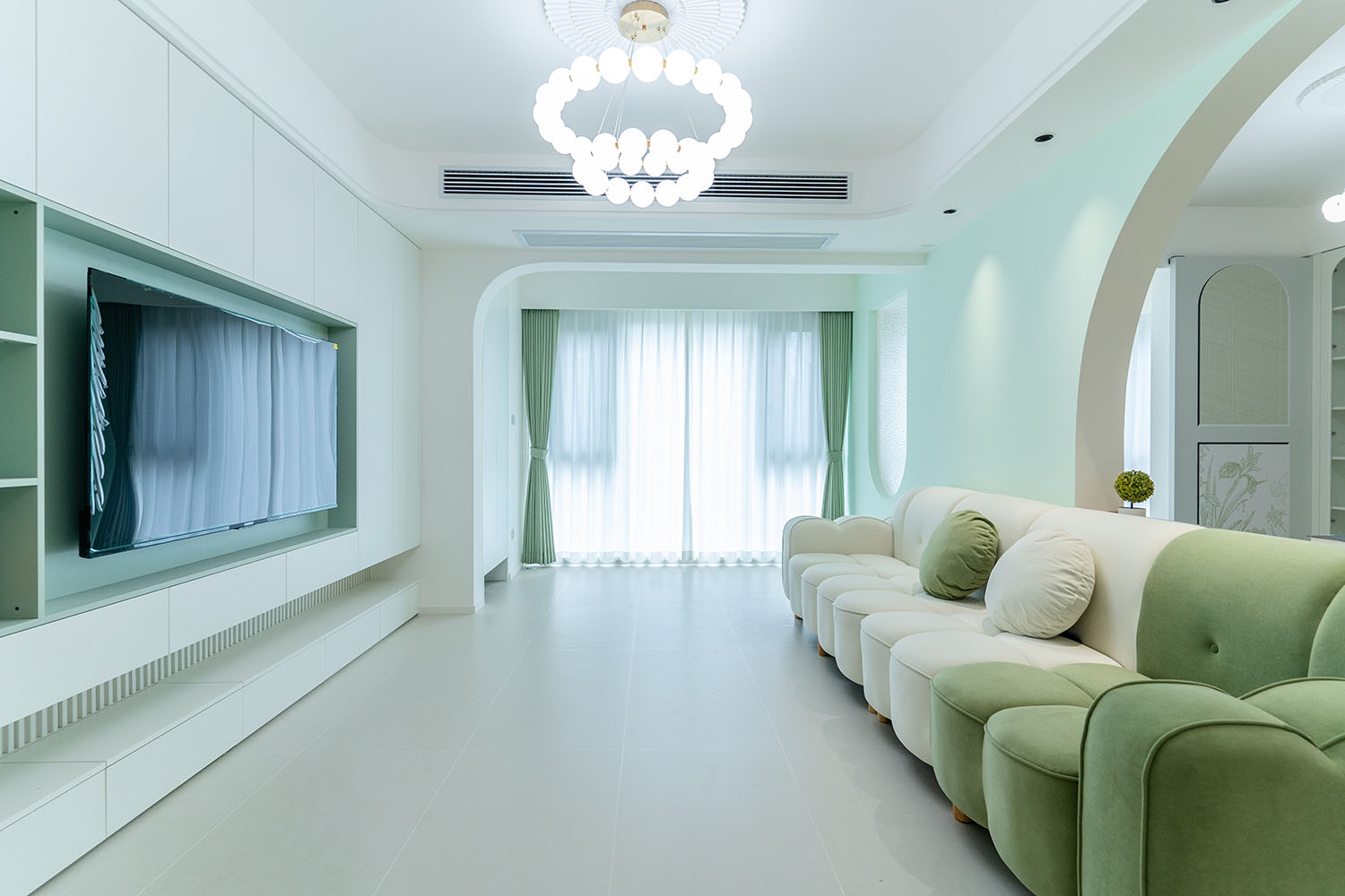 株洲億都隨園自然原木風(fēng)裝修實(shí)景