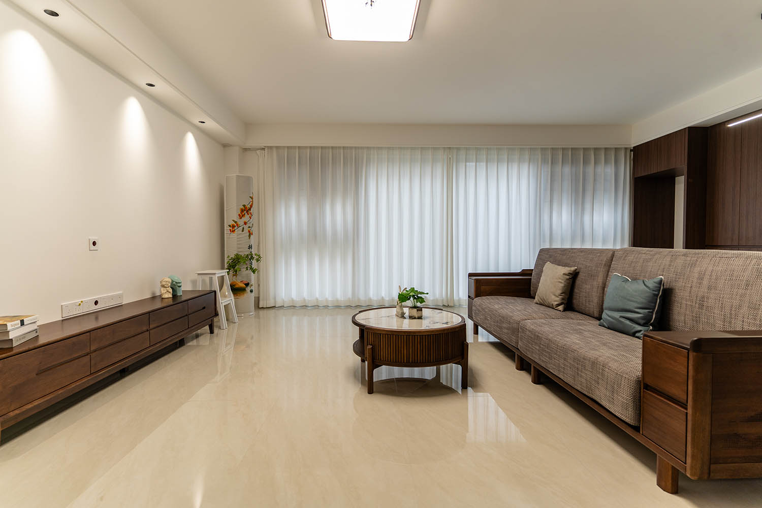 株洲家博整裝建發(fā)央著142㎡新中式風(fēng)格裝修賞析