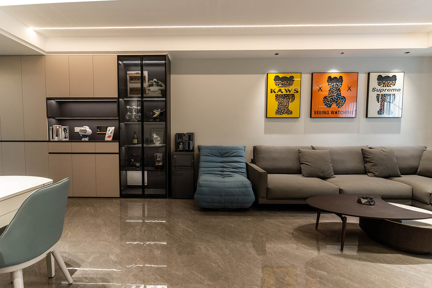 株洲家博整裝新城樾府120㎡現(xiàn)代風格裝修賞析