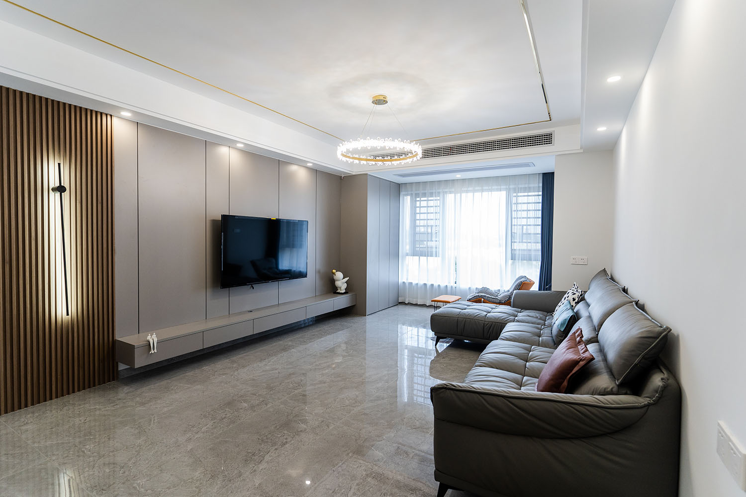 株洲家博整裝東鼎紫園110㎡現(xiàn)代風格裝修賞析