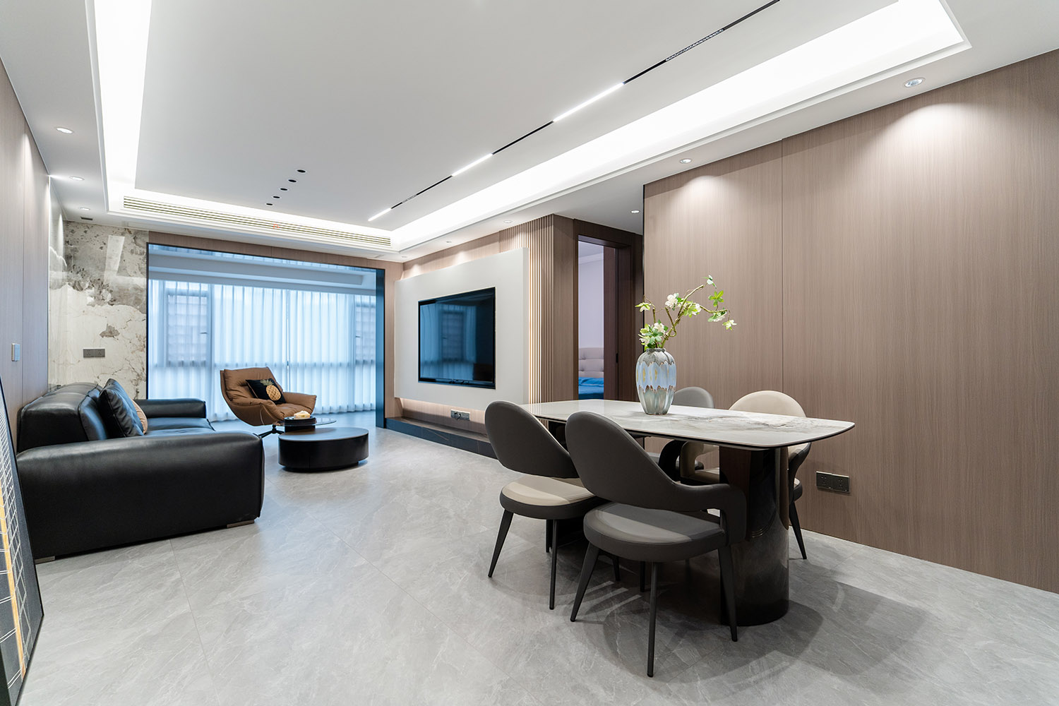 株洲家博整裝億都隨園 128㎡ 意式極簡風格裝修賞析